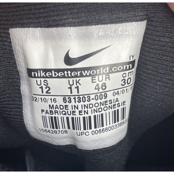 2016 Nike Stefan Janoski Max Black N White Mens 12 631303-009 NWOB main image 6